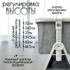 Купить Приставная детская кроватка Bubago Velina Lux BG 182-11 Серый для детей - фото товара